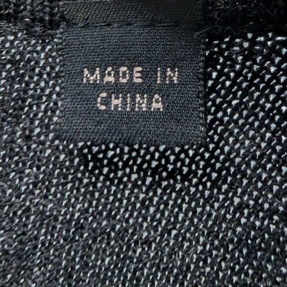 AllSaints Neri Twist Cold Shoulder Sweater Dress Black 100% Merino Wool - Small - Picture 5 of 7